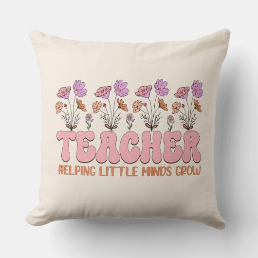 先生喜び クッション (正面)