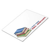 先生図書パーソナライズされたの注記 ノートパッド (アングル)