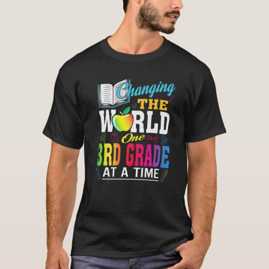 先生変化World One Grader At Time Cu Tシャツ (正面)