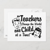 先生変更の世界葉書 ポストカード (正面/裏面)