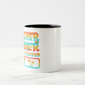 先生夏の再充電が必要なバケーションマグカップ ツートーンマグカップ (中央)