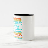 先生夏の再充電が必要なラビットパームマグカップ ツートーンマグカップ (中央)