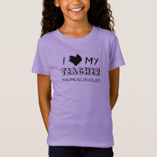 先生大好き - #ホームスクール - Tシャツ (正面)