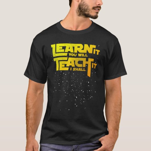 先生学して教えご覧なさい Tシャツ (正面)