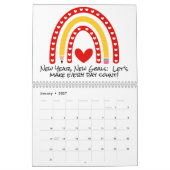 先生学校のカレンダー カレンダー (1月 2027)