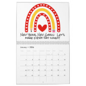 先生学校のカレンダー カレンダー (1月 2026)