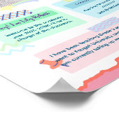 先生学校の教室のポスターに会う ポスター (角)