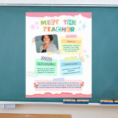 先生学校の教室のポスターに会う ポスター