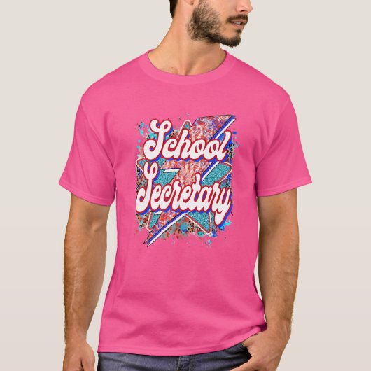 先生学校秘書稲妻Sに戻る Tシャツ (正面)