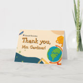 先生学校鑑賞 サンキューカード (正面)