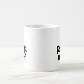 先生学生のためのテスト日の試験をロック コーヒーマグカップ (中央)