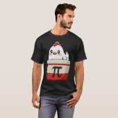先生学生チキンポットパイ記号数学 Tシャツ (正面フル)