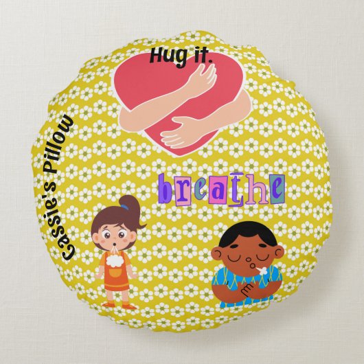 先生学生平和コーナーアイディア規制 ラウンドクッション (裏面)