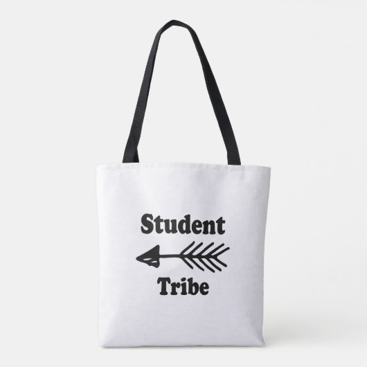 先生学生族白黒引用文トートバッグ トートバッグ (裏面)