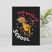 先生学生100日目の恐竜100日のSch 招待状 (スタンド正面)