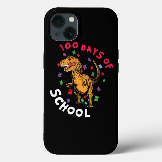 先生学生100日目の恐竜100日のSch Case-Mate iPhoneケース (裏面)