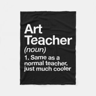 先生定おもしろい新学期初日 フリースブランケット