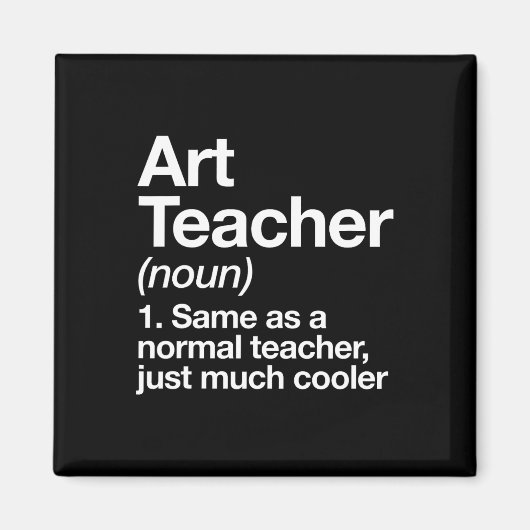 先生定おもしろい新学期初日 マグネット (正面)