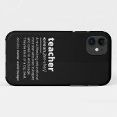 先生定義 – おもしろい教えの学校先生 Case-Mate iPhoneケース (裏面(横))