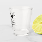 先生定義 ショットグラス (右)