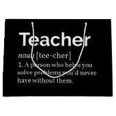 先生定義 ラージペーパーバッグ (正面)