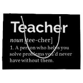 先生定義 ラージペーパーバッグ (裏面)