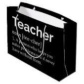 先生定義 ラージペーパーバッグ (裏面アングル)