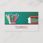 先生家庭教師の授業料 名刺 (裏面)