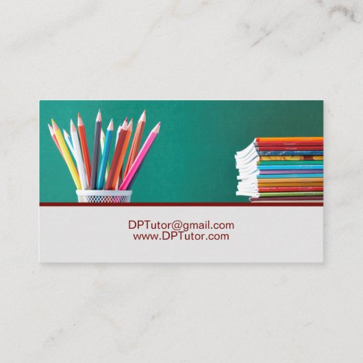 先生家庭教師の授業料 名刺 (裏面)