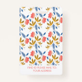 先生家庭教育学校MOM ID植物学校 バッジ (裏面)