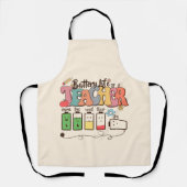 先生寿命バッテリ エプロン (正面)