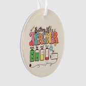 先生寿命バッテリ オーナメント (正面)