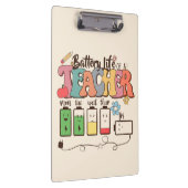 先生寿命バッテリ クリップボード (右)