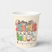 先生寿命バッテリ 紙コップ (裏面)