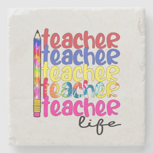 先生寿命 ストーンコースター (正面)