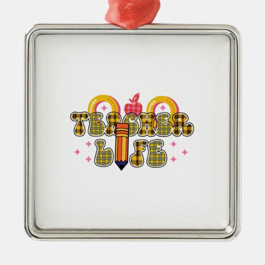 先生寿命 メタルオーナメント (正面)