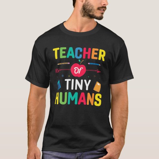 先生小人小学先生 Tシャツ (正面)