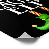 先生小妖精や小人クリスマスおもしろいファミリーマッチンググループChris ポスター (角)