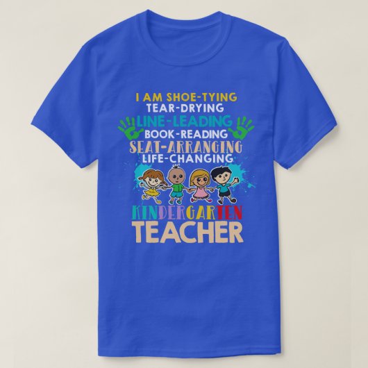 先生幼稚園先生2 Tシャツ (デザイン正面)
