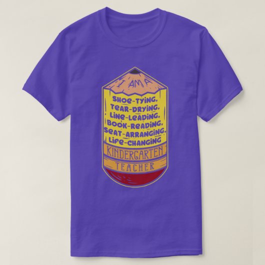 先生幼稚園先生3 Tシャツ (デザイン正面)