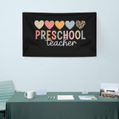 先生幼稚園新学期 横断幕 (トレードショー)