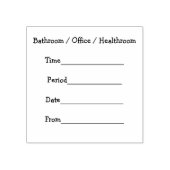 先生廊下 ラバースタンプ (インプリント)