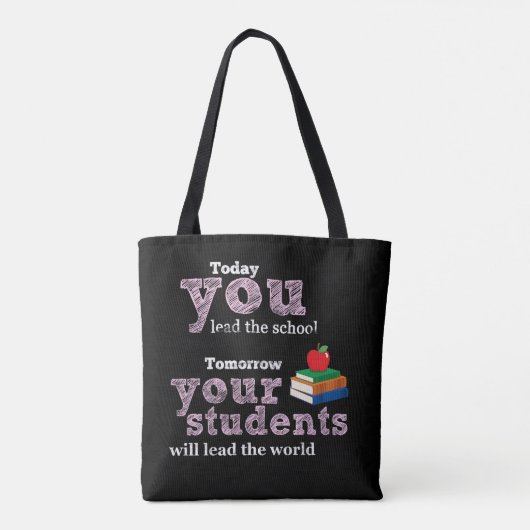 先生引用文タイポグラフィ トートバッグ (裏面)