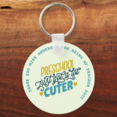 先生引用文感謝の退職別 キーホルダー (正面)