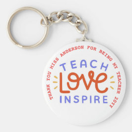 先生引用文感謝の退職別 キーホルダー