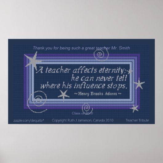 先生影響 ポスター (正面)