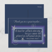 先生影響 ポストカード (正面/裏面)