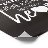 先生感動的やる気を起こさせる引用文 ポスター (角)