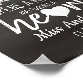 先生感動的パーソナライズされた引用文 ポスター (角)