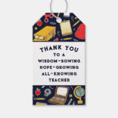 先生感謝ありがとうギフトラベル ギフトタグ (正面)